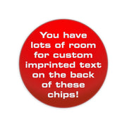 Custom Plastic Chips - 2 Sided