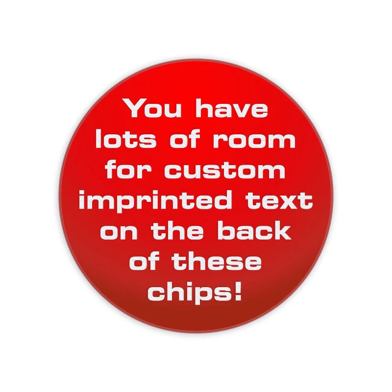 Custom Plastic Chips - 2 Sided